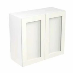 Kitchen Kit Rigid Shaker 800mm Wall Cabinet - Ultra Matt - White - Pre-Assembled - RKKH0538