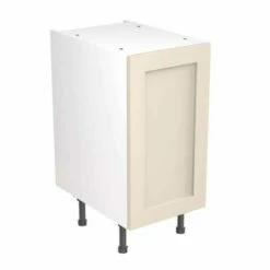 Kitchen Kit Rigid Shaker 400mm Base Cabinet - Ultra Matt - Cashmere - Pre-Assembled - RKKH0602
