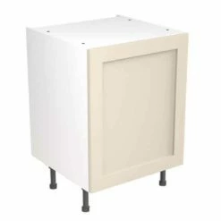 Kitchen Kit Rigid Shaker 600mm Base Cabinet - Ultra Matt - Cashmere - Pre-Assembled - RKKH0604