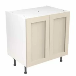 Kitchen Kit Rigid Shaker 800mm Base Cabinet - Ultra Matt - Cashmmere - Pre-Assembled - RKKH0636