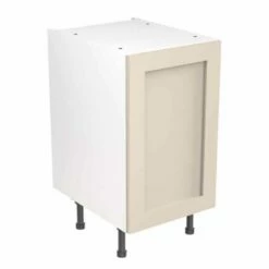 Kitchen Kit Rigid Shaker 450mm Base Cabinet - Ultra Matt - Cashmere - Pre-Assembled - RKKH0639