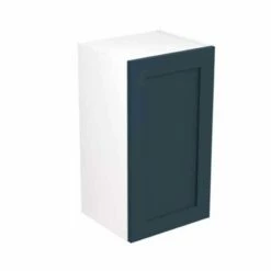 Kitchen Kit Rigid Shaker 400mm Wall Cabinet - Ultra Matt - Indigo Blue - Pre-Assembled - RKKH1312
