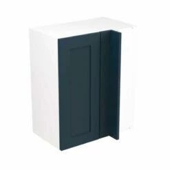 Kitchen Kit Rigid Shaker 600mm Blind Corner Wall Cabinet - Ultra Matt - Indigo Blue - Pre-Assembled - RKKH1316