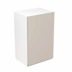 Kitchen Kit Rigid J-Pull 450mm Wall Cabinet - Super Gloss - Light Grey - Pre-Assembled - RKKJ0240