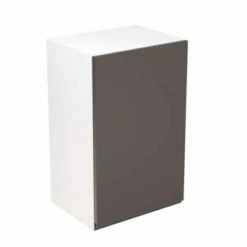 Kitchen Kit Rigid J-Pull 450mm Wall Cabinet - Super Gloss - Graphite - Pre-Assembled - RKKJ0440