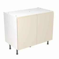 Kitchen Kit Rigid J-Pull 1000mm Base Cabinet - Ultra Matt - Cashmere - Pre-Assembled - RKKJ0608