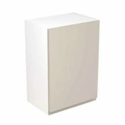 Kitchen Kit Rigid J-Pull 500mm Wall Cabinet - Ultra Matt - Light Grey - Pre-Assembled - RKKJ0713