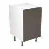 Kitchen Kit Rigid J-Pull 500mm Base Cabinet - Ultra Matt - Graphite - Pre-Assembled - RKKJ0903