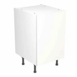 Kitchen Kit Rigid Value Slab 500mm Base Cabinet - Standard Matt - White - Pre-Assembled - RKKM1003