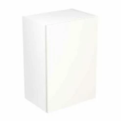Kitchen Kit Rigid Value Slab 500mm Wall Cabinet - Standard Matt - White - Pre-Assembled - RKKM1013