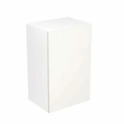 Kitchen Kit Rigid Value Slab 450mm Wall Cabinet - Standard Matt - White - Pre-Assembled - RKKM1040