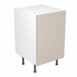 Kitchen Kit Rigid Value 500mm Base Cabinet - Standard Matt - Light Grey - Pre-Assembled - RKKM1203