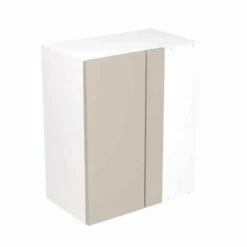 Kitchen Kit Rigid Value 600mm Blind Corner Wall Cabinet - Standard Matt - Light Grey - Pre-Assembled - RKKM1216