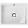 Franke Kubus 1 Bowl Undermount Ceramic Kitchen Sink KBK 110-50 - White - 126.0438.483