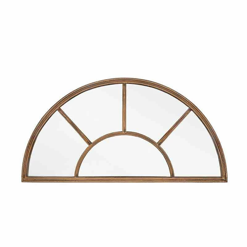 La Hacienda Aged Half Moon Arch Mirror 100 X 50cm - 55935 - Image 2