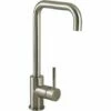 Bristan Lemon Easyfit Kitchen Mixer Tap, Brushed Nickel - LMN EFSNK BN