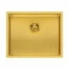 Reginox Miami 1 Bowl Integrated Sink - Gold - MIAMI 50X40 GOLD