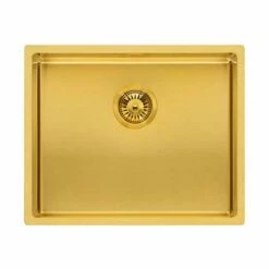 Reginox Miami 1 Bowl Integrated Sink - Gold - MIAMI 50X40 GOLD