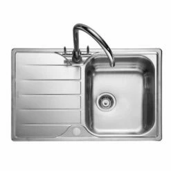 Rangemaster Michigan Compact 1 Bowl Stainless Steel Kitchen Sink - MG8001/