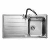 Rangemaster Michigan 1 Bowl Stainless Steel Kitchen Sink - MG9501/