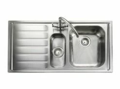 Rangemaster Manhattan 1.5 Bowl Stainless Steel Kitchen Sink - MN10102L/
