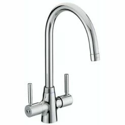 Bristan Monza Easyfit Kitchen Mixer Tap, Brushed Nickel - MZ SNK EF BN