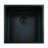 Reginox New York 1 Bowl Integrated Sink - Jet Black - NEW YORK 40X40 JB
