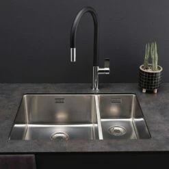 Reginox New York 1 Bowl Integrated Sink - NEW YORK 34X40 L