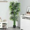 Outsunny Bamboo Artificial Plant - 6ft - Green - 844-196