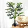 Outsunny Palm Tree Artificial Plant - 1500mm - Green - 844-224