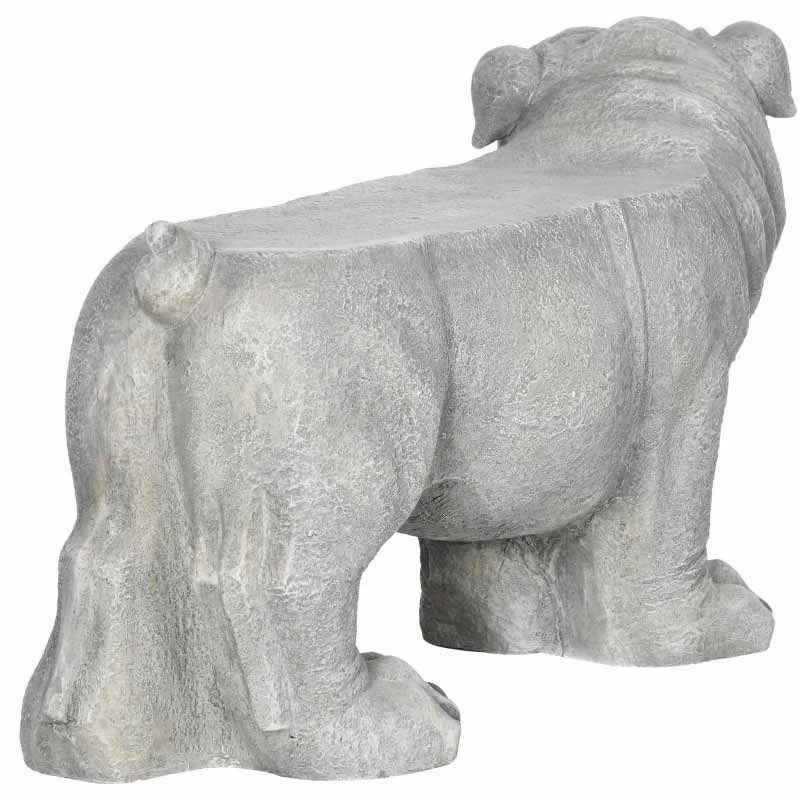 Outsunny Realistic Pekingese Dog Garden Ornament / Statue - Grey - 844-659V00GY - Image 8