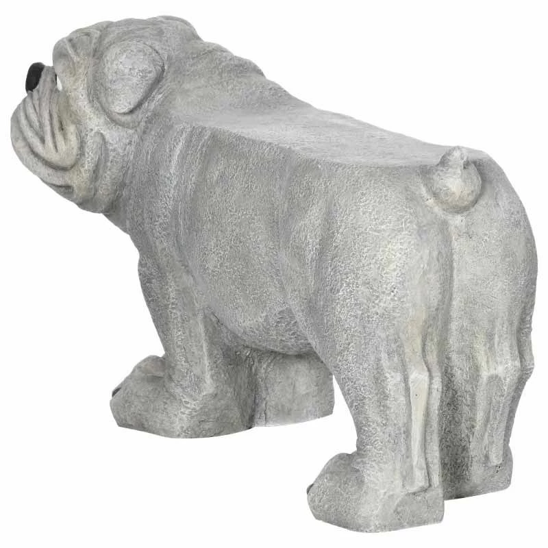 Outsunny Realistic Pekingese Dog Garden Ornament / Statue - Grey - 844-659V00GY - Image 9