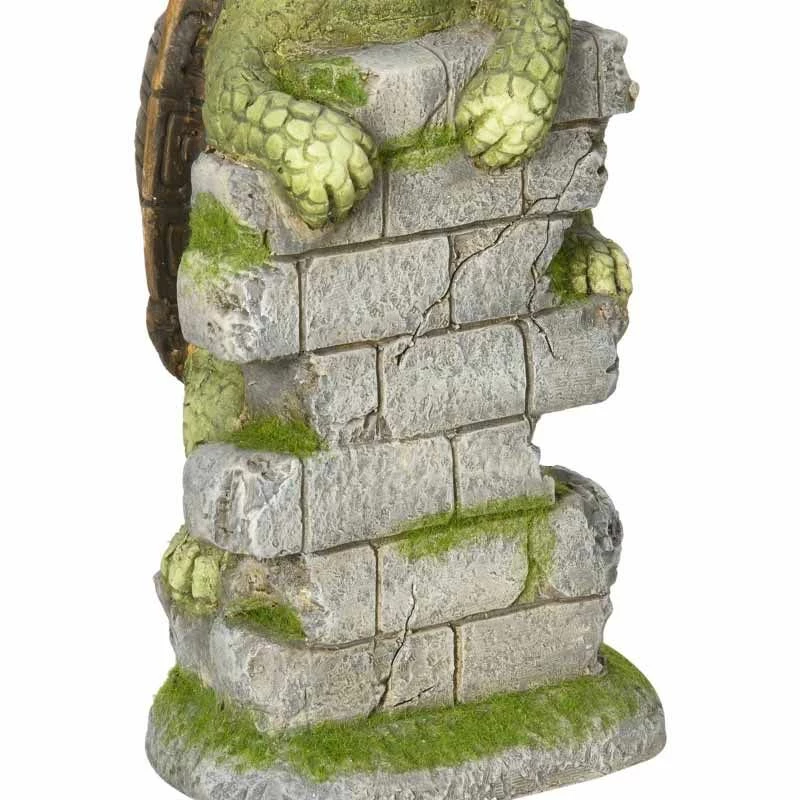 Outsunny Vivid Tortoise Garden Ornament With Solar LED Light - Green - 844-662V00MX - Image 8