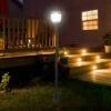Outsunny Garden Solar ABS LED Lamp - Black - B30-006