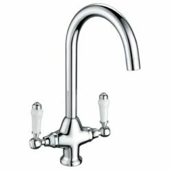 Prima Traditional Belfast Dual Lever Tap - Chrome - BPR1056