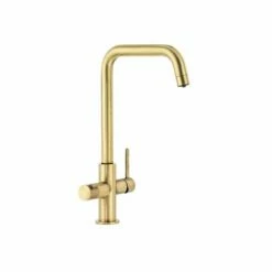 Abode Prothia 3 In 1 Hot & Filter Kitchen Tap Brushed Brass - PT1143