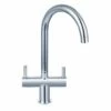 RAK Ceramics Berlin Contemporary Cruciform Kitchen Sink Mixer - Silver - RAKKIT014