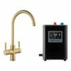 Rangemaster GEO Intense 4 In 1 Tap And Boiler - Brushed Brass - GEO4TIDBB/