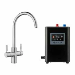 Rangemaster GEO Intense 4 In 1 Tap And Boiler - Brushed - GEO4TIDBF/