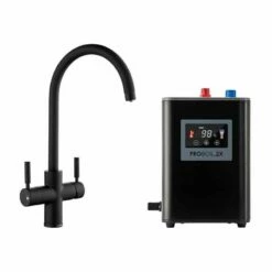 Rangemaster GEO Intense 4 In 1 Tap And Boiler - Matt Black - GEO4TIDMB/