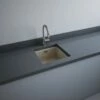 RAK Ceramics Silvia 1 Bowl Drop In Kitchen Sink - Matt Cappuccino - OC104514A