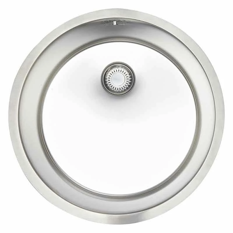 Reginox New York Round Stainless Steel 1 Bowl Kitchen Sink - NEW YORK ROUND