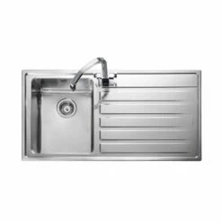 Rangemaster Rockford 1 Bowl Stainless Steel Kitchen Sink - RK9851R/