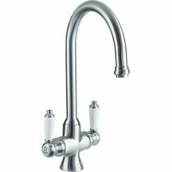 Bristan Renaissance Easyfit Kitchen Sink Mixer Tap, Brushed Nickel RS SNK EF BN
