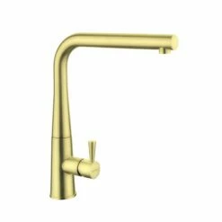 Rangemaster Conical Single Lever Monobloc Kitchen Tap - Brushed Brass - TCOSL1BB/