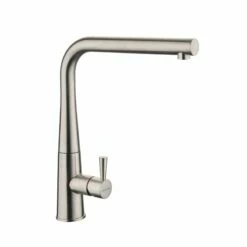 Rangemaster Conical Single Lever Monobloc Kitchen Tap - Brushed Chrome - TCOSL1BF/