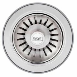 Thomas Denby 2 Bowl Kitchen Sink Deluxe Waste - Brushed Steel - TD2WBS