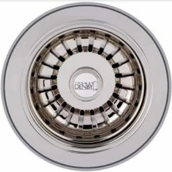 Thomas Denby 2 Bowl Kitchen Sink Deluxe Waste - Polished Nickel - TD2WNI