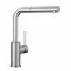 Blanco LANORA-S Single Lever Mixer Tap High Pressure - Brushed Stainless Steel - 523123