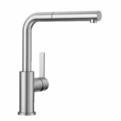 Blanco LANORA-S Single Lever Mixer Tap High Pressure - Brushed Stainless Steel - 523123